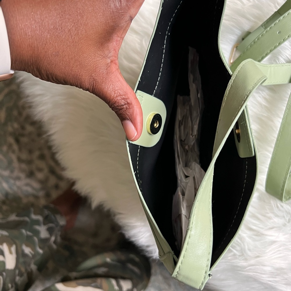Olive crossbody handbag